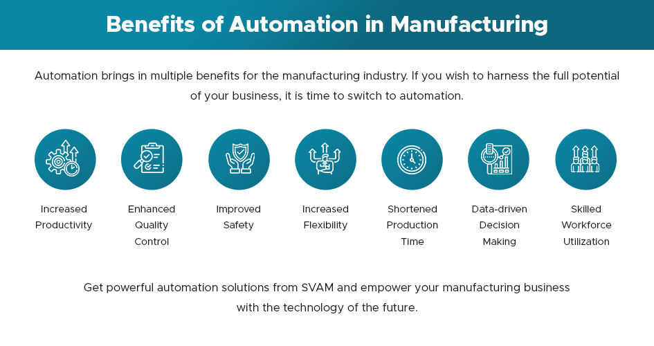 benefits of using automation in manufacturing