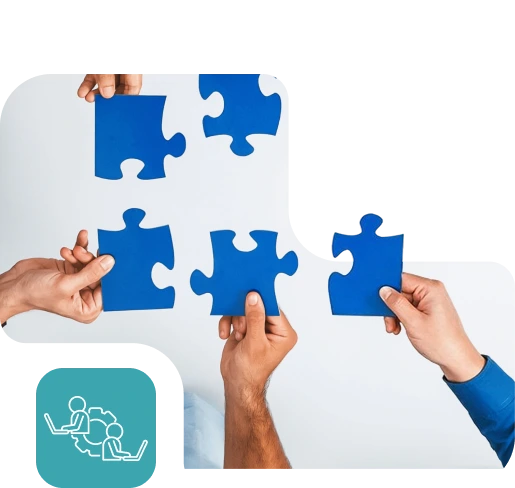 Collaboration solutions hero illustration